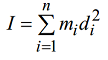 formule moment inertie