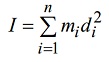 formule moment inertie